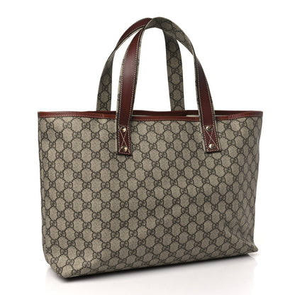 Gucci GG Plus Monogram Medium Signature Web Loop Tote Brown 3 of 9