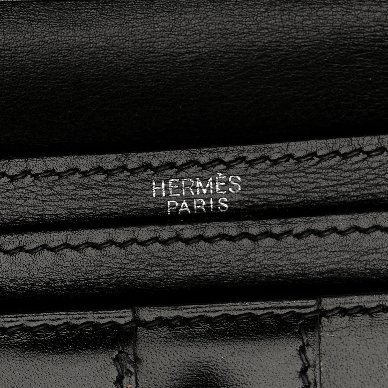 Hermes Box Bearn Gusset Wallet Black 6 of 8
