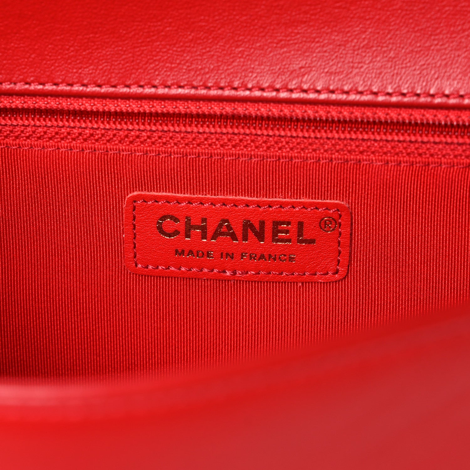 Chanel Lambskin Quilted New Medium Boy Flap Red 6 of 10