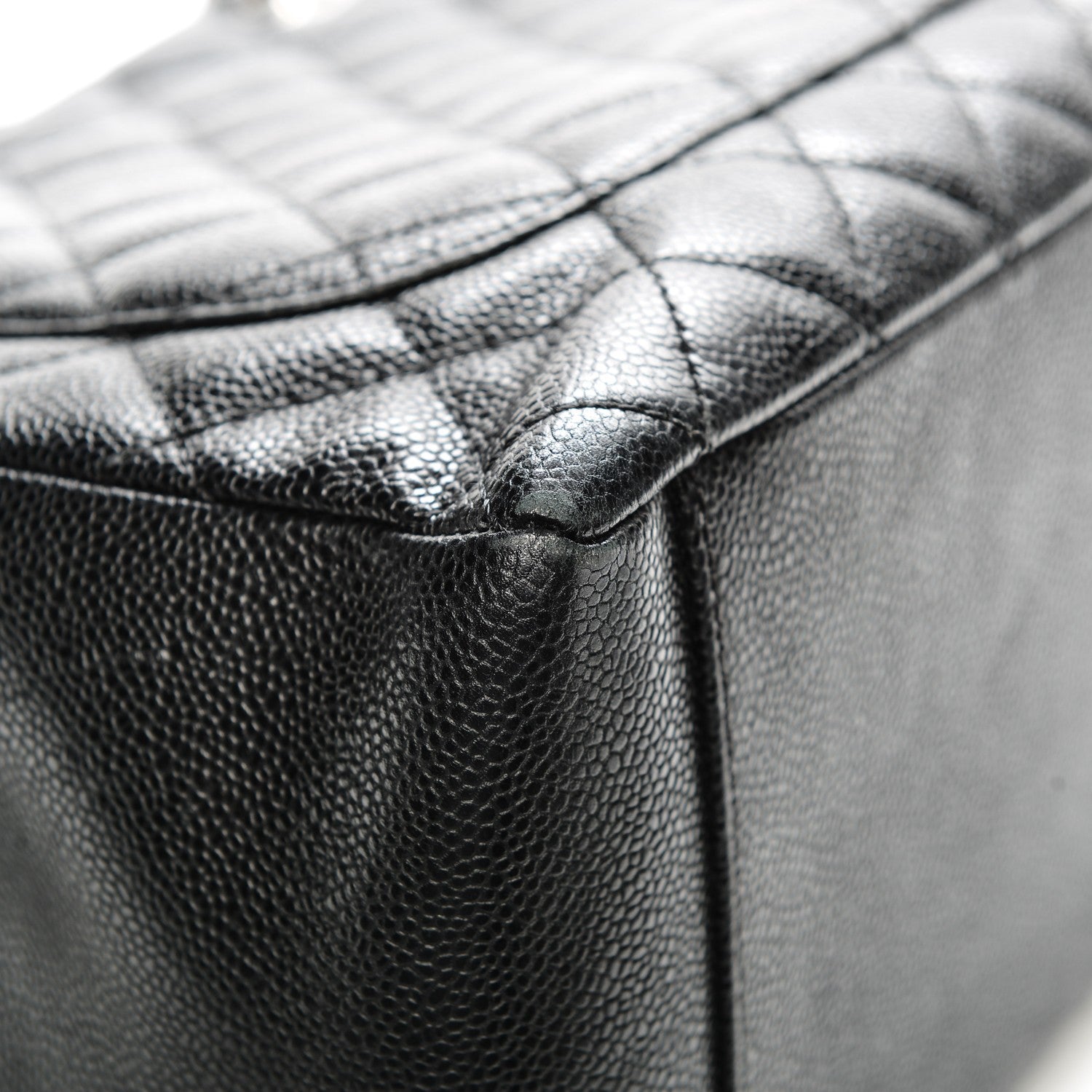 Chanel Caviar Quilted Grand Shopping Tote GST Black 11 of 12