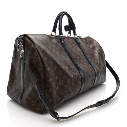 Louis Vuitton Monogram Macassar Keepall Bandouliere 55 3 of 9