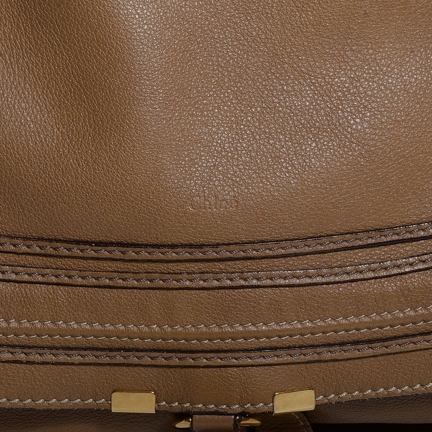 Calfskin Large Marcie Satchel Nut