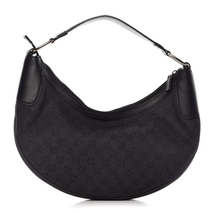 Gucci Monogram Half Moon Hobo Black 1 of 7