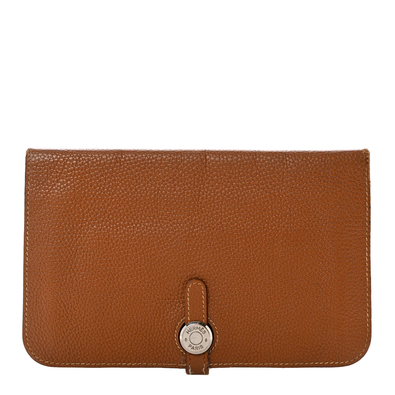 Hermes Togo Dogon Duo Wallet Gold 1 of 14
