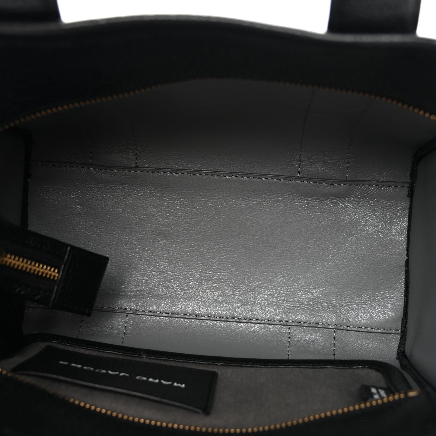Grained Calfskin Small The Tote Bag Black