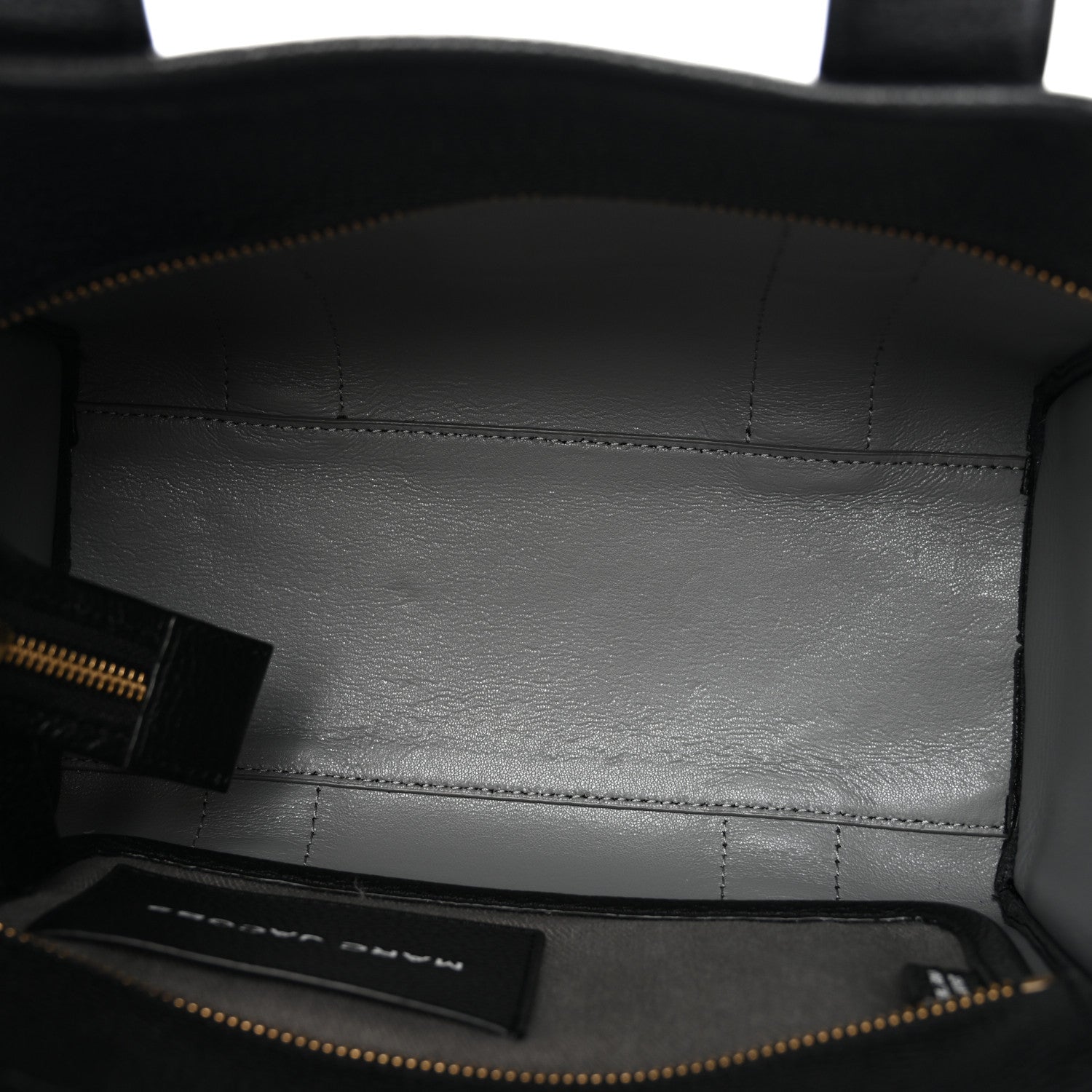 Marc Jacobs Grained Calfskin Small The Tote Bag Black 5 of 14