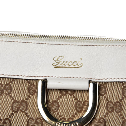 Gucci Monogram D Gold Tote Off White 13 of 18