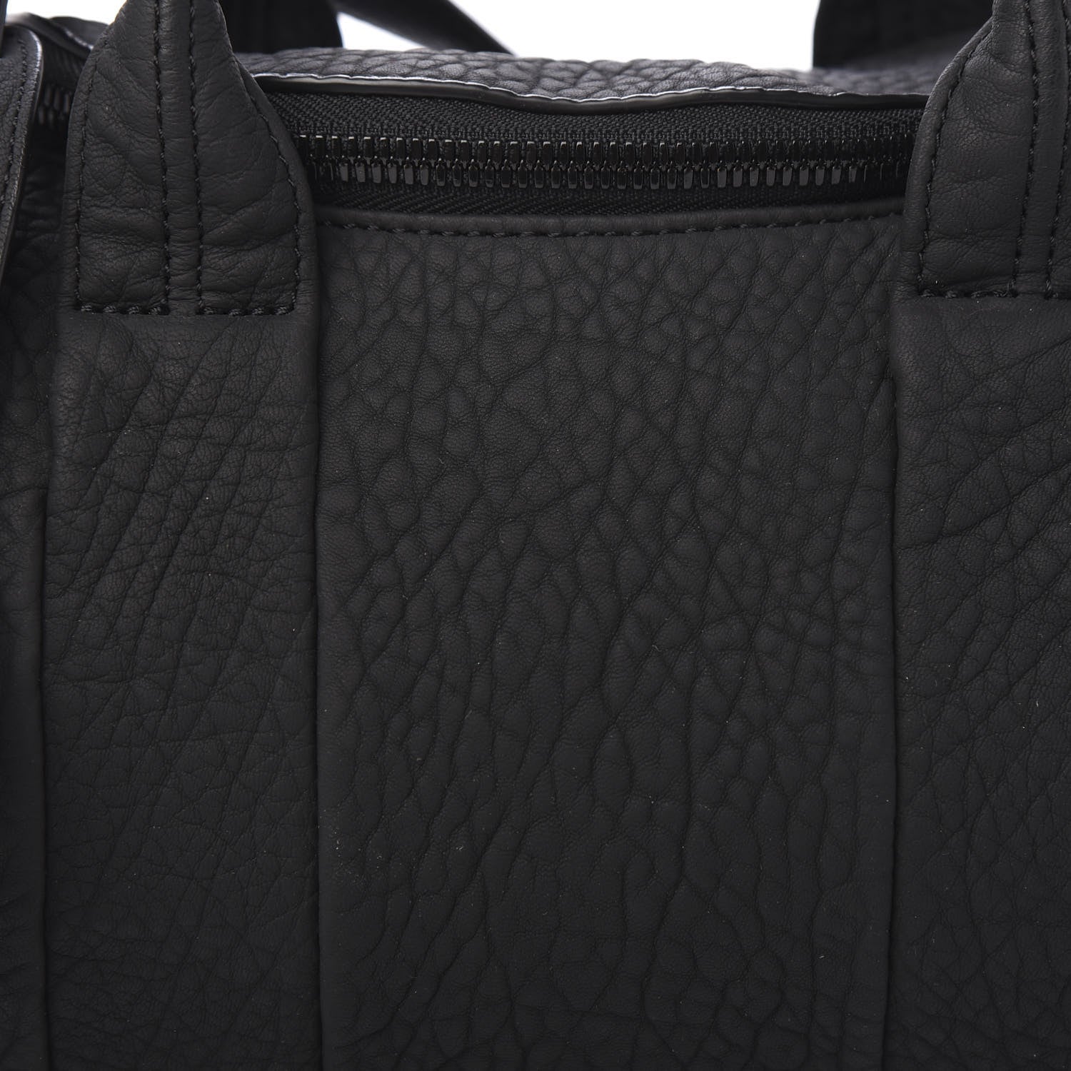 Alexander Wang Pebbled Lambskin Rockie Black Iridescent Hardware 9 of 10