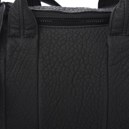 Alexander Wang Pebbled Lambskin Rockie Black Iridescent Hardware 9 of 10