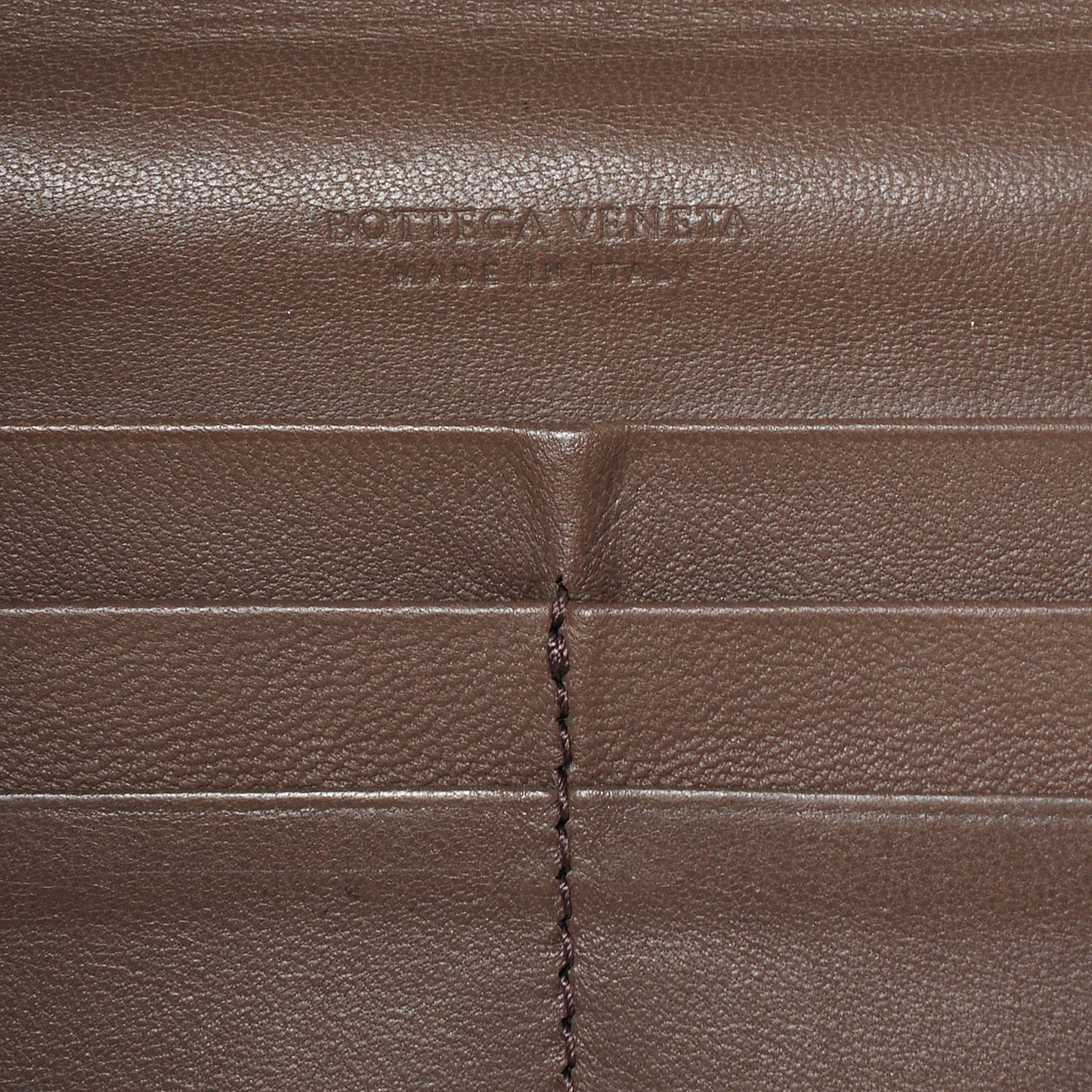 Nappa Intrecciato Double Zip Clutch Wallet Ebano
