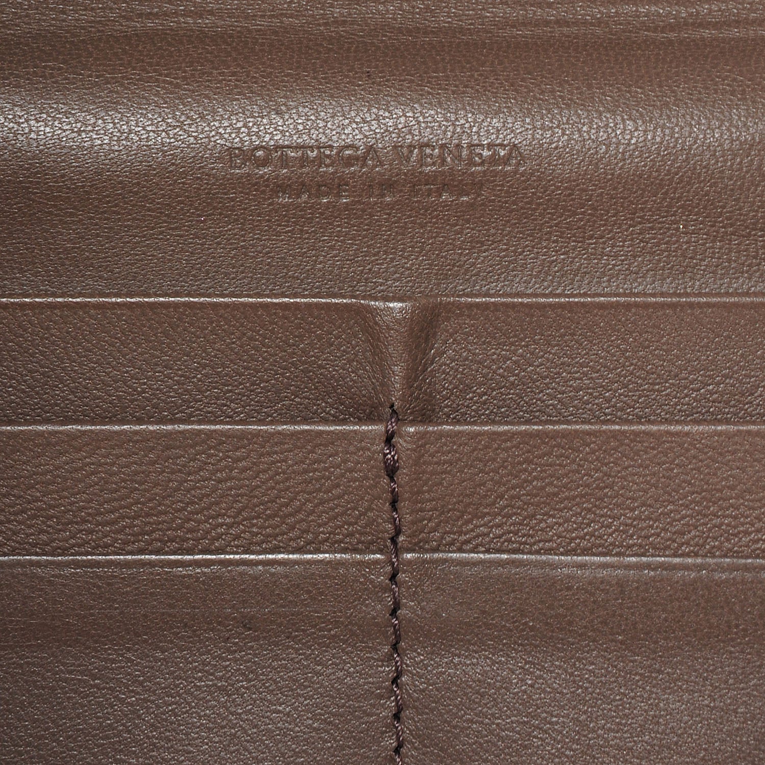 Bottega Veneta Nappa Intrecciato Double Zip Clutch Wallet Ebano 7 of 9