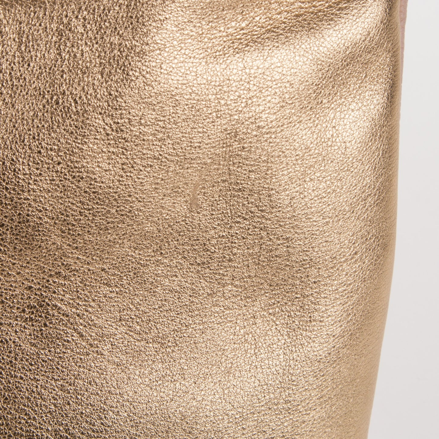 Vitello Chameleon Foldover Clutch Milk Gold Sand