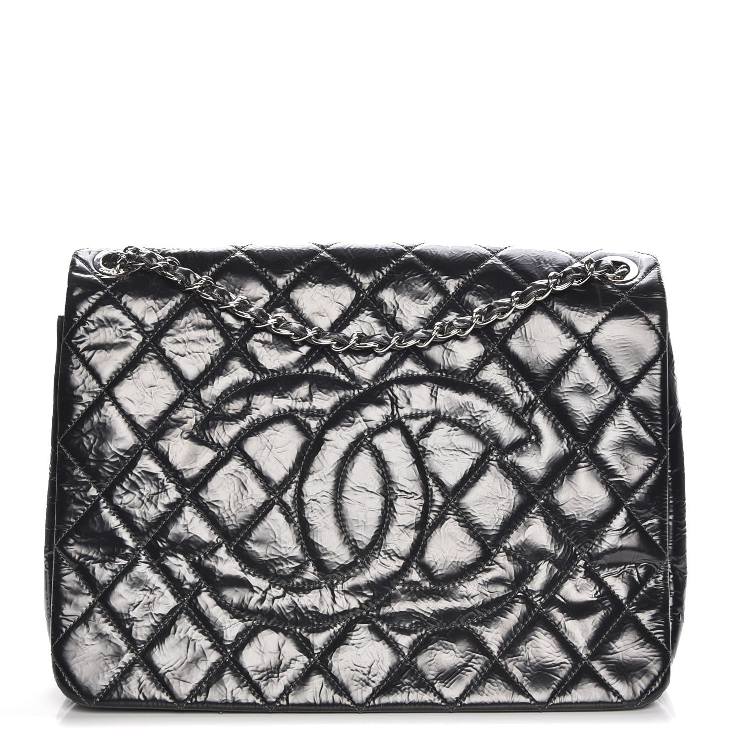 Chanel Patent Quilted XL Flap Black 1 of 7