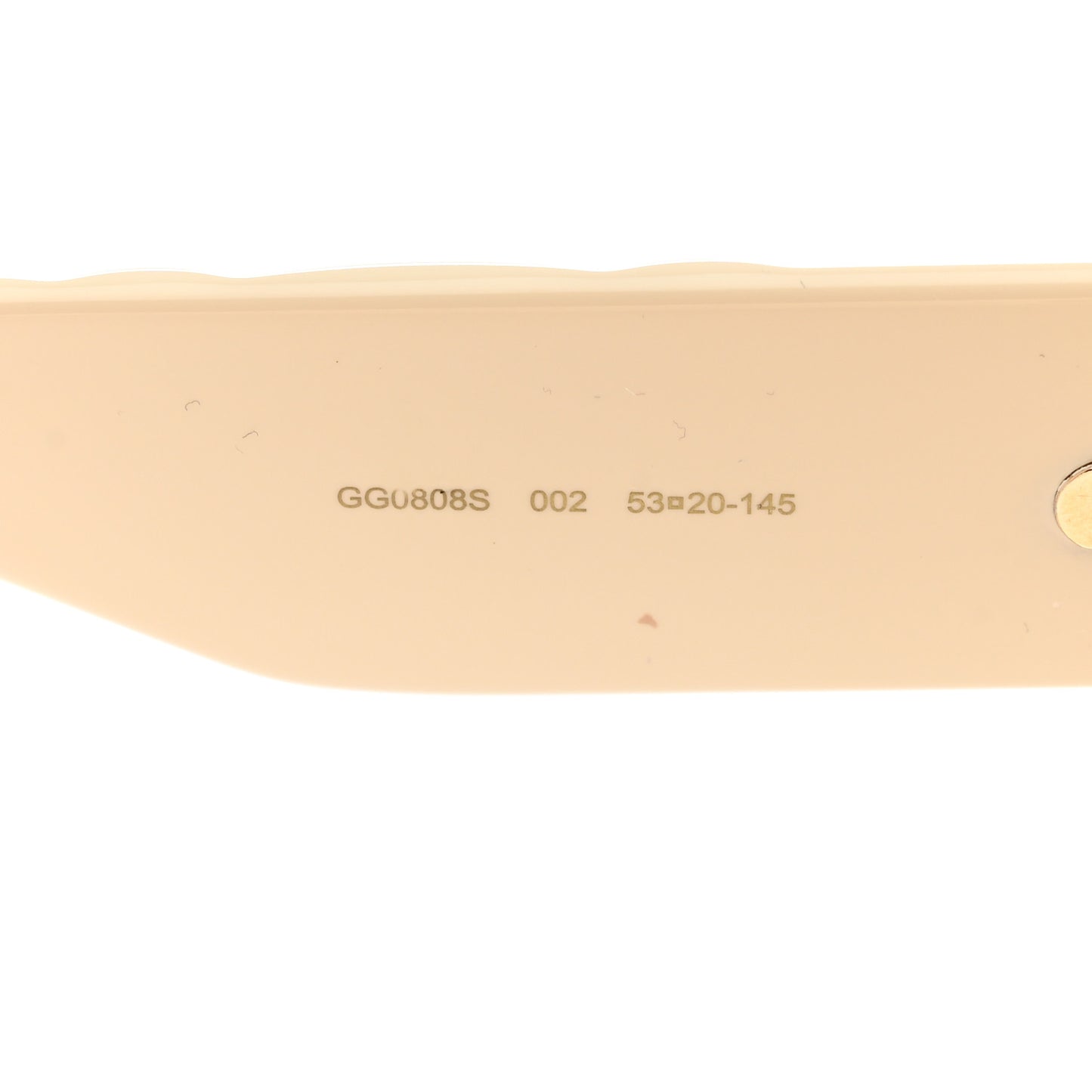 Acetate GG Butterfly Sunglasses GG0808S Ivory