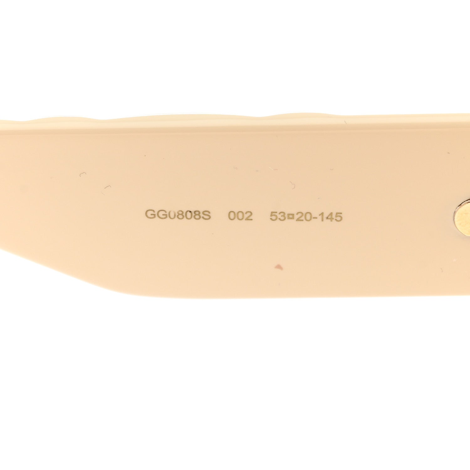 Gucci Acetate GG Butterfly Sunglasses GG0808S Ivory 5 of 8