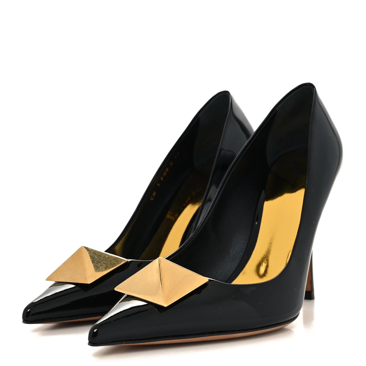 Patent One Stud 100mm Pumps 38 Black