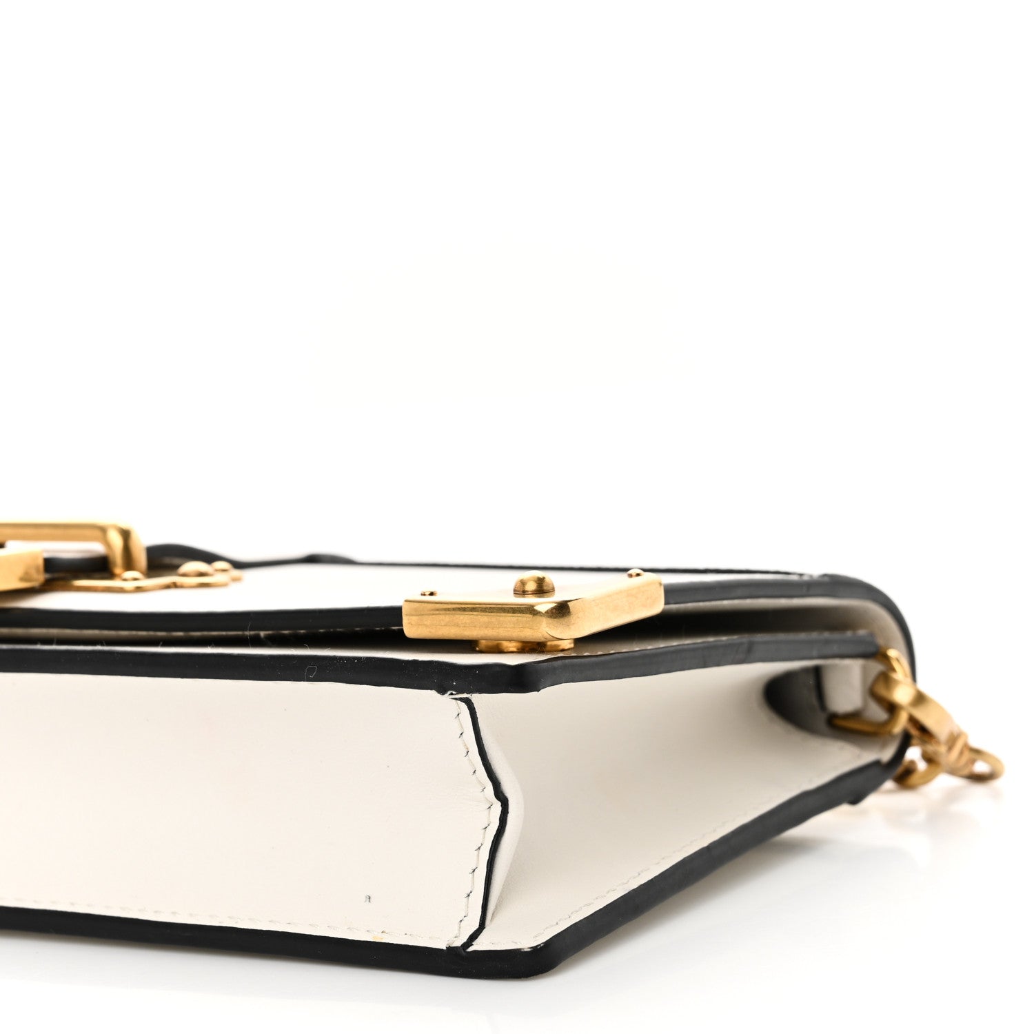 Prada City Calfskin Cahier Clutch With Chain White 9 of 9