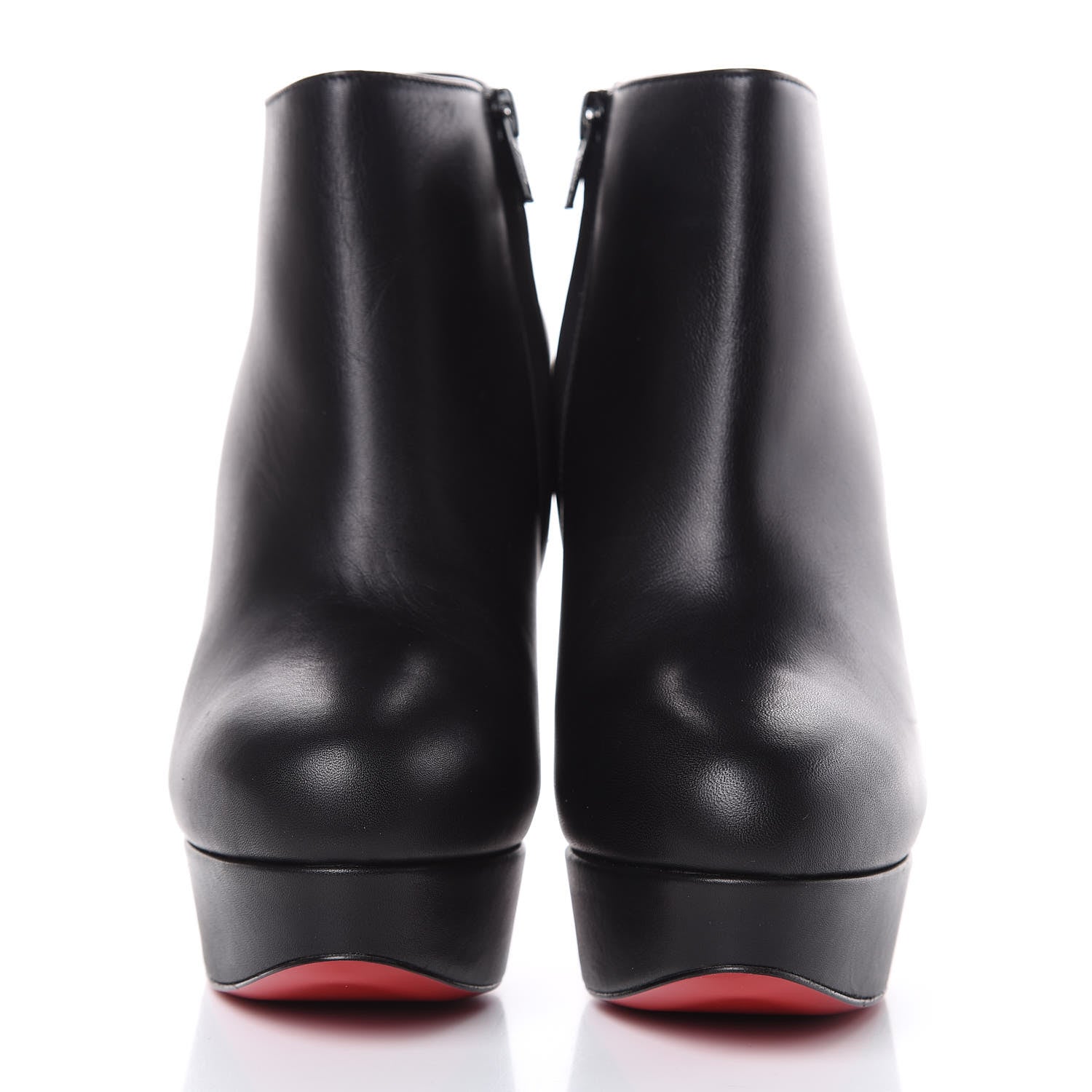 Christian Louboutin Calfskin Dirdibootie 130 Ankle Booties 37.5 Black 2 of 9