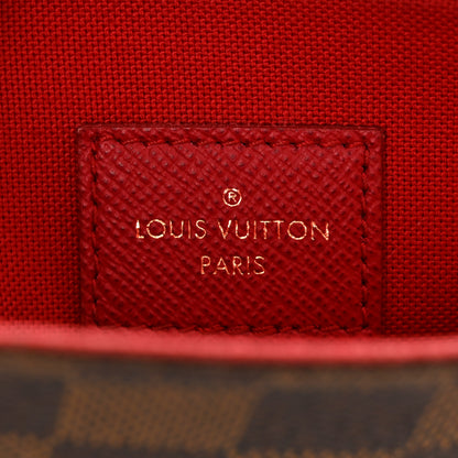 Louis Vuitton Damier Ebene Pochette Felicie Chain Wallet 7 of 15