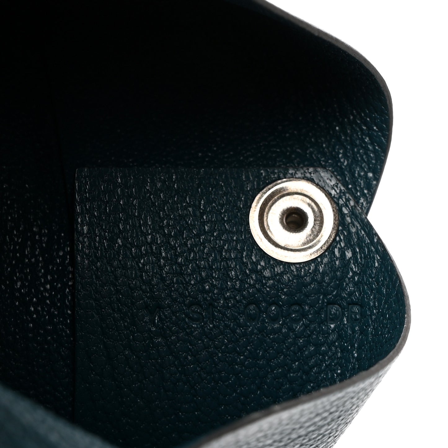 Chevre Mysore Calvi Card Case Vert Bosphore