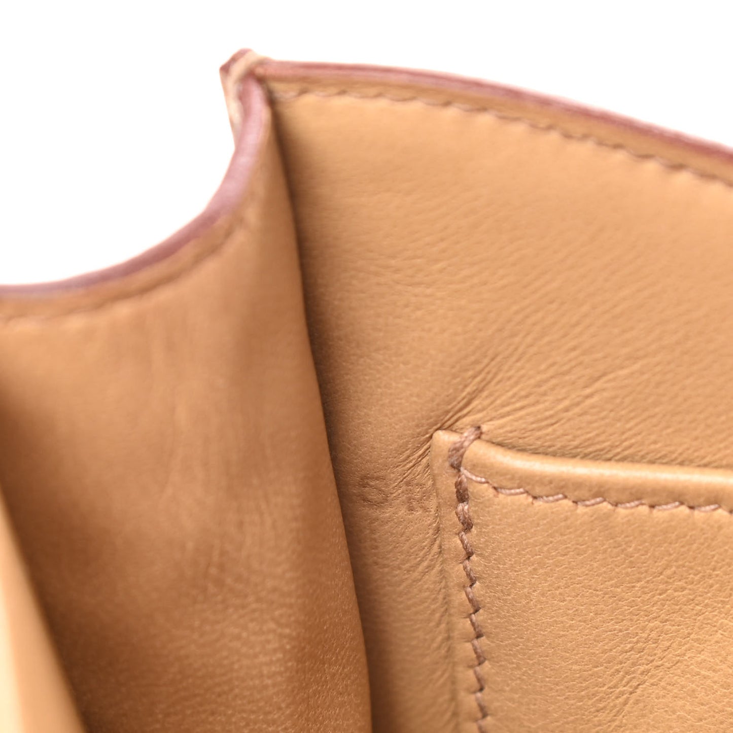 Shiny Alligator Constance 18 Tabac Camel