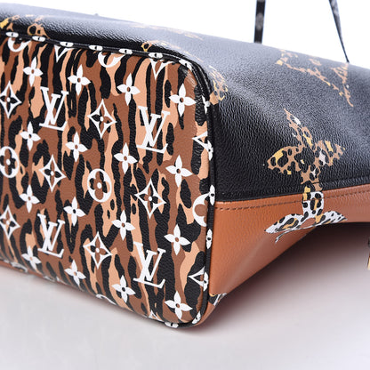 Louis Vuitton Monogram Giant Jungle Neverfull MM Black 11 of 12