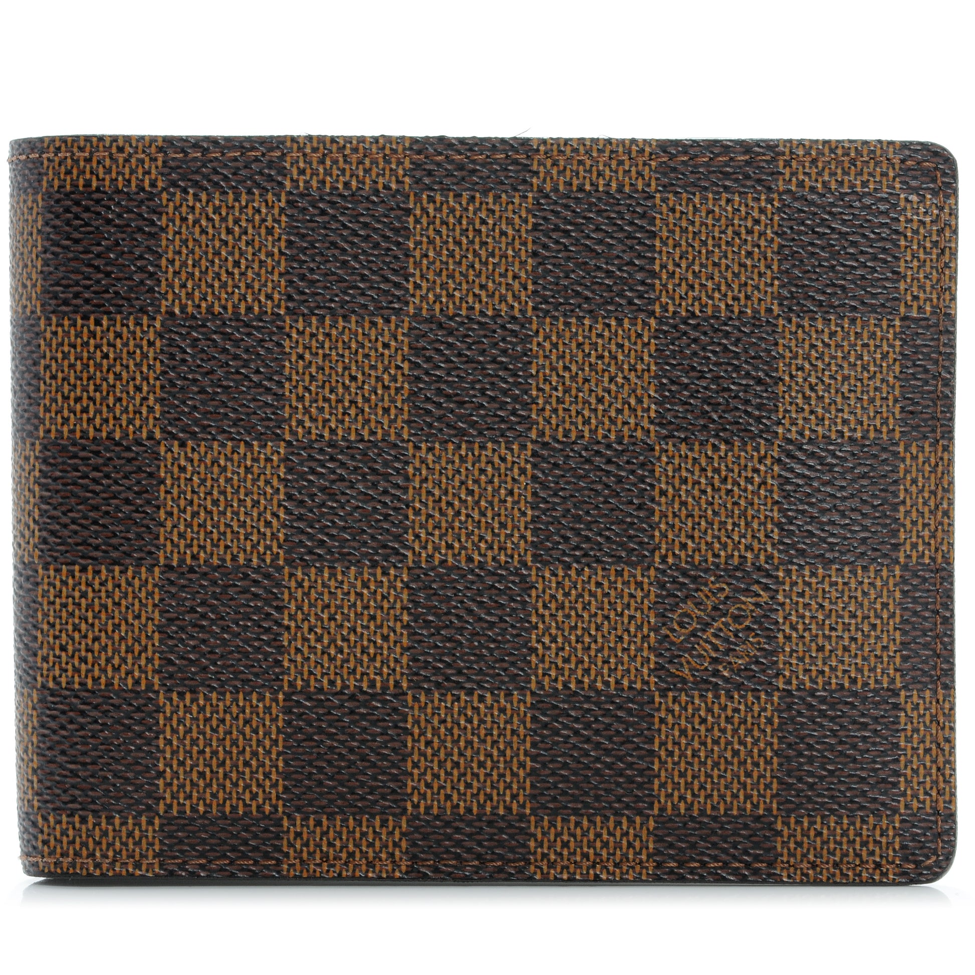 Louis Vuitton Damier Porte-Billets Mens Billfold Wallet w Coin Purse 1 of 6