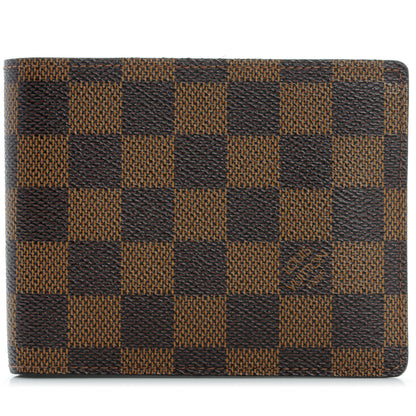 Louis Vuitton Damier Porte-Billets Mens Billfold Wallet w Coin Purse 1 of 6