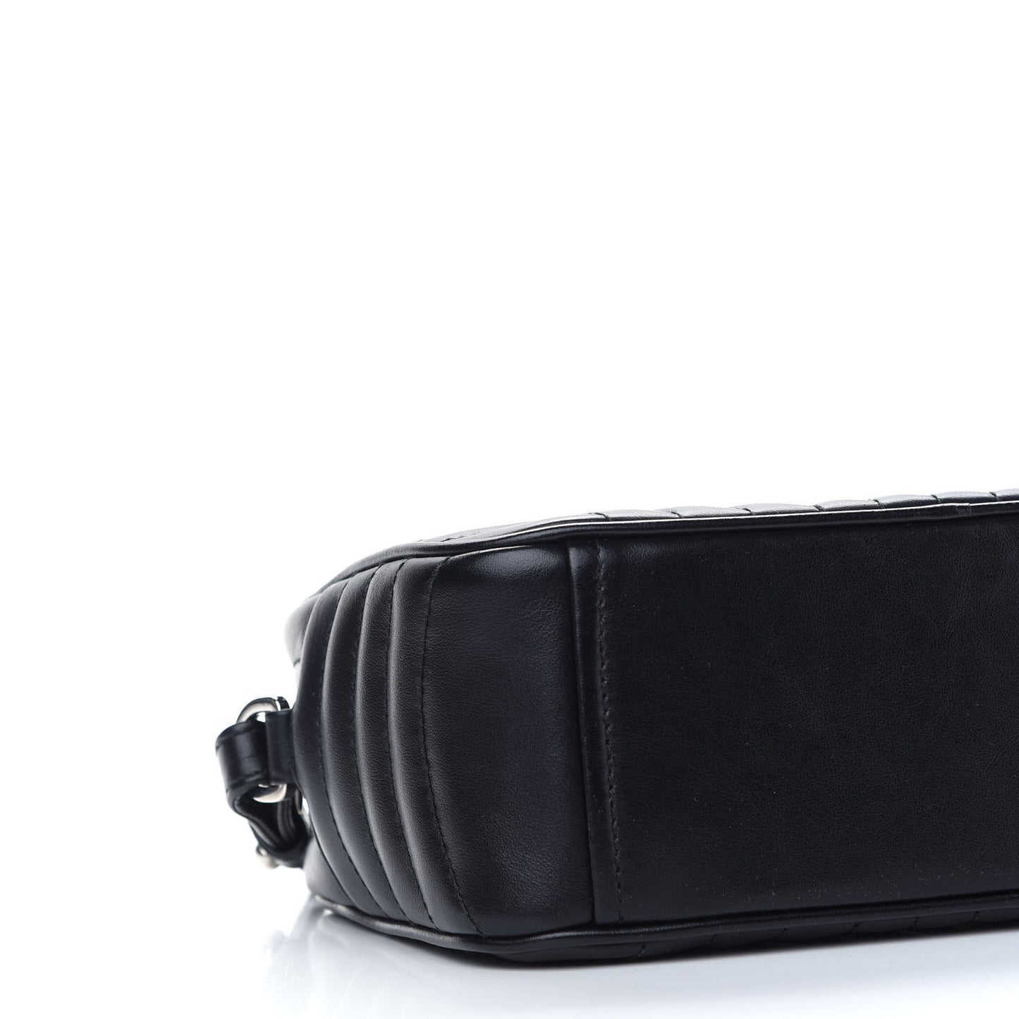 Soft Calfskin Diagramme Crossbody Bag Black