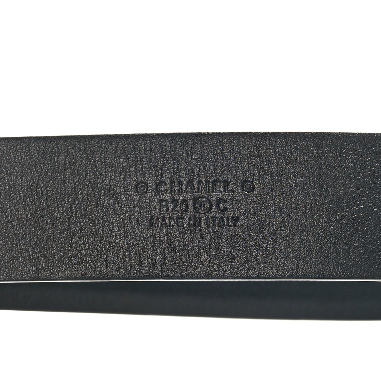 Calfskin CC Chain Vintage Allure Logo Belt 85 34 Black