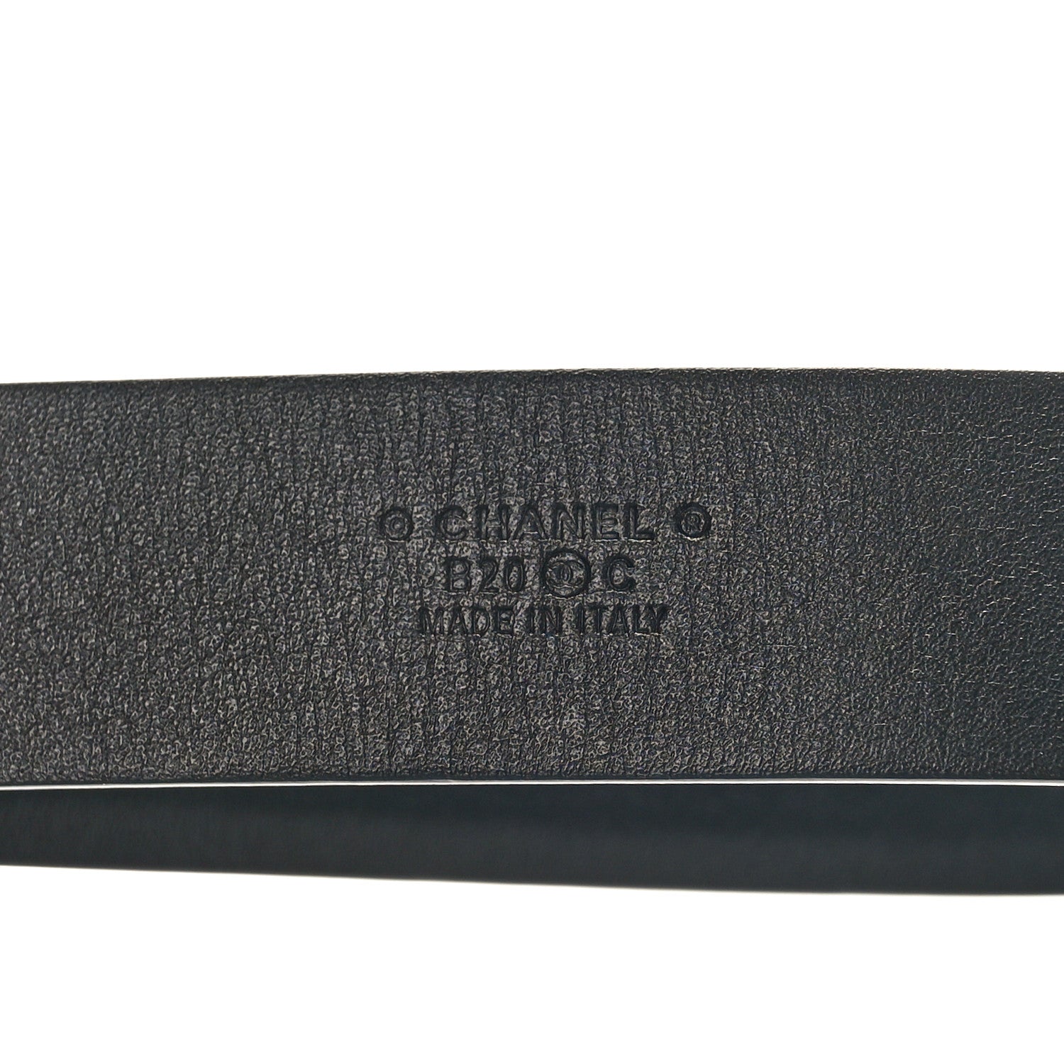 Chanel Calfskin CC Chain Vintage Allure Logo Belt 85 34 Black 3 of 5