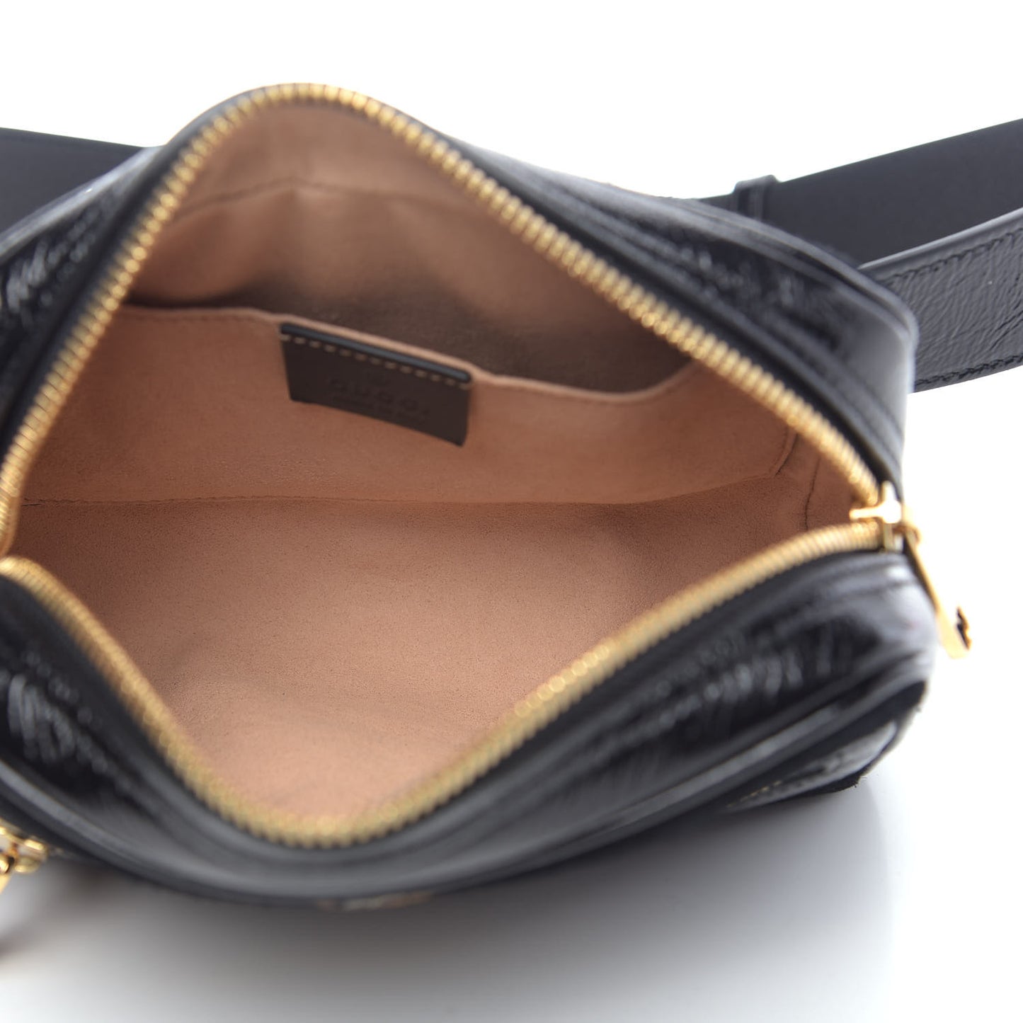 Suede Small Ophidia Belt Bag 85 34 Black