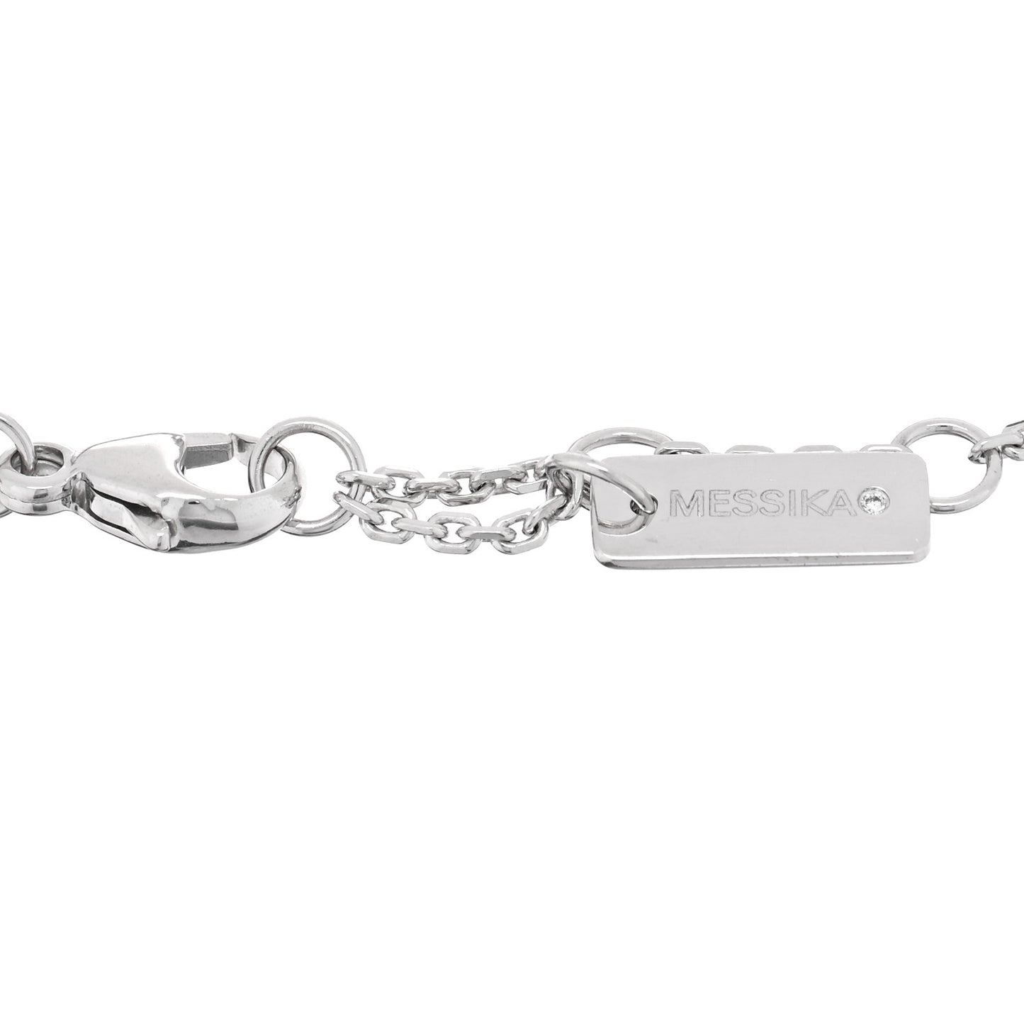 18K White Gold Diamond Move Classique Pave Bracelet