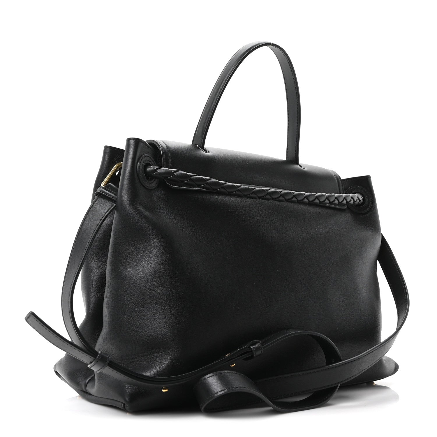 Bottega Veneta Silky Calfskin Medium Ciao Ciao Black 3 of 10