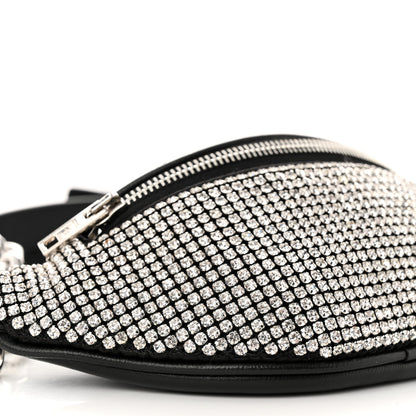 Alexander Wang Rhinestone Mesh Mini Attica Belt Bag Black 8 of 10