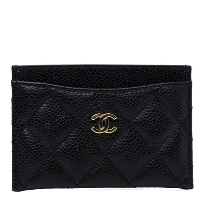 Chanel Caviar Quilted Card Holder Black 1 of 4