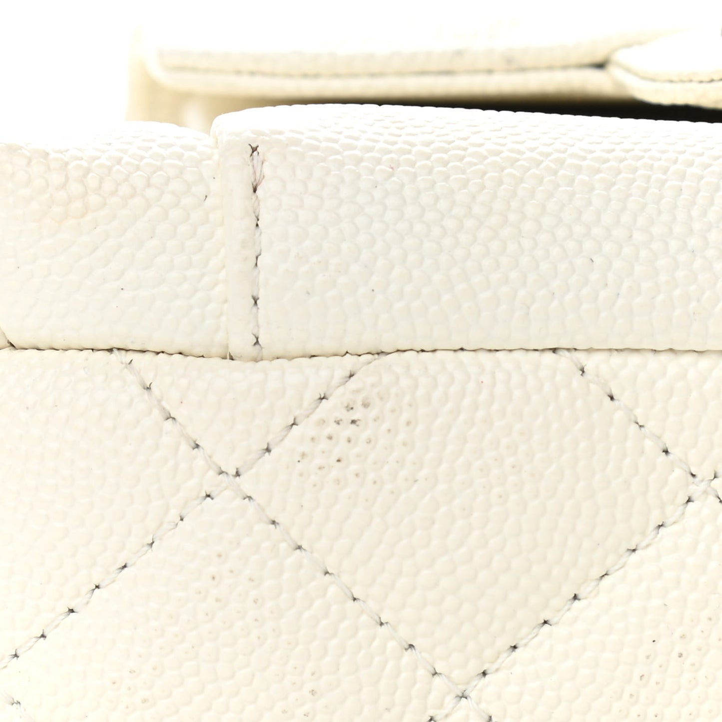 Caviar Quilted Small CC Day Backpack White