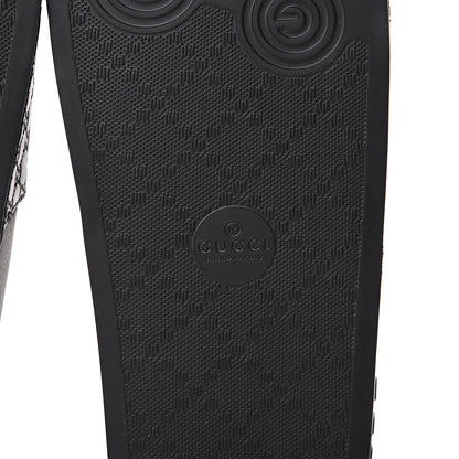 Gucci Microguccissima Slide Sandals 35 Black 6 of 8