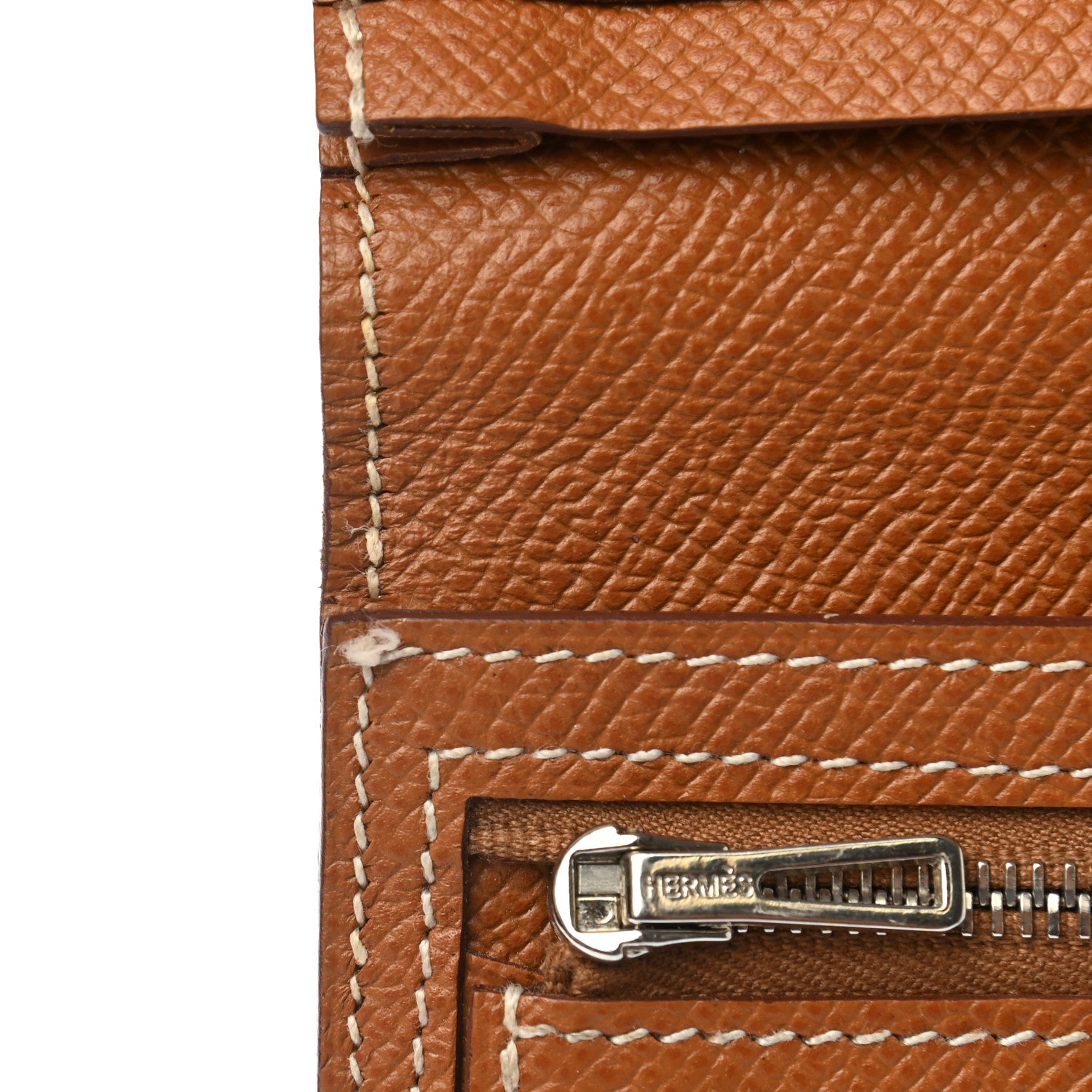 Hermes Epsom Bearn Gusset Wallet Gold 18 of 40