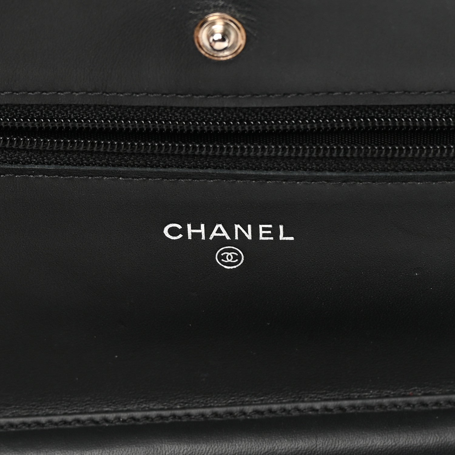 Chanel Caviar Timeless CC Wallet on Chain WOC Black 12 of 17