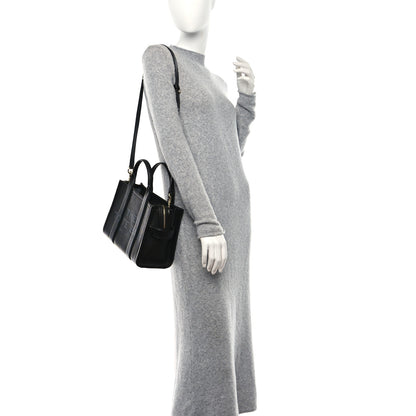 Marc Jacobs Grained Calfskin Small The Tote Bag Black 2 of 8