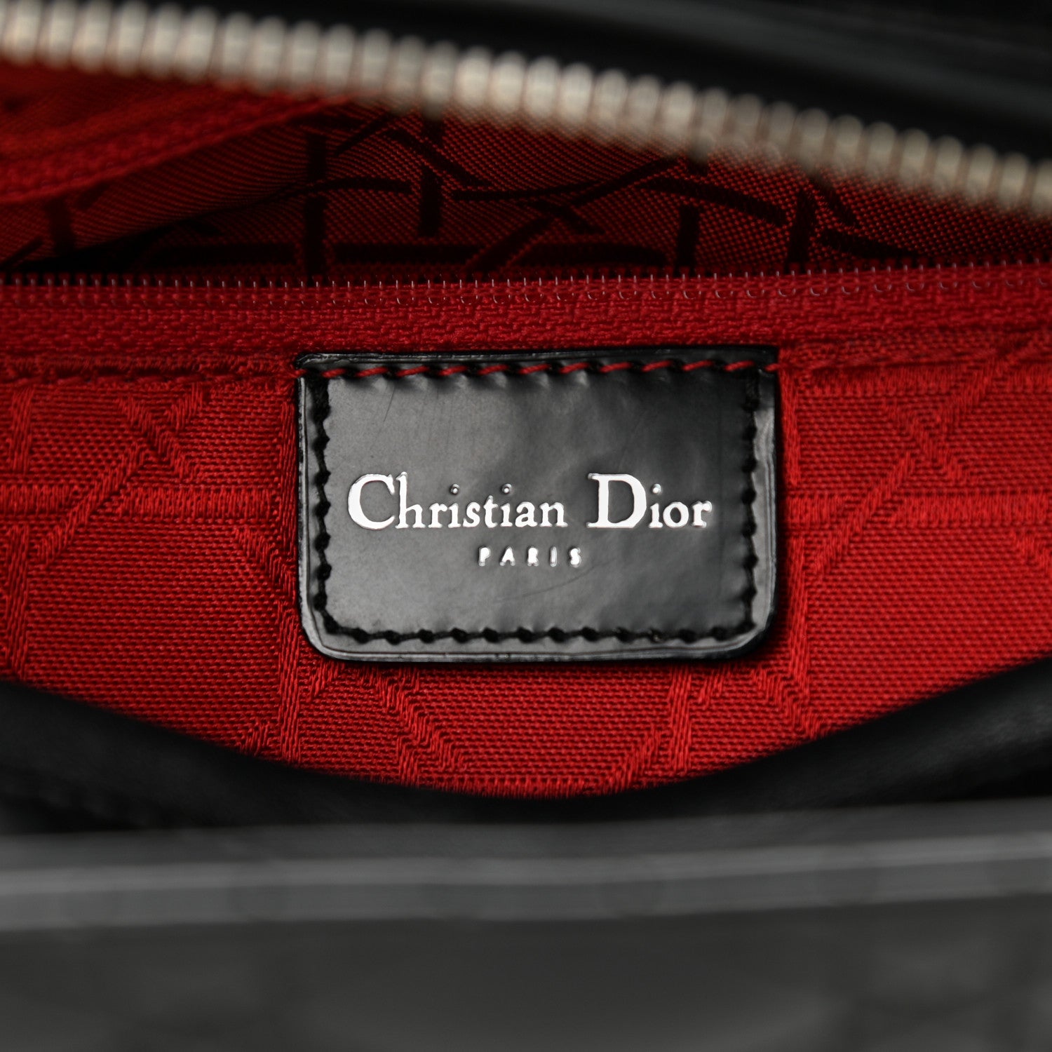 Christian Dior Patent Cannage Medium Lady Dior Black 5 of 10