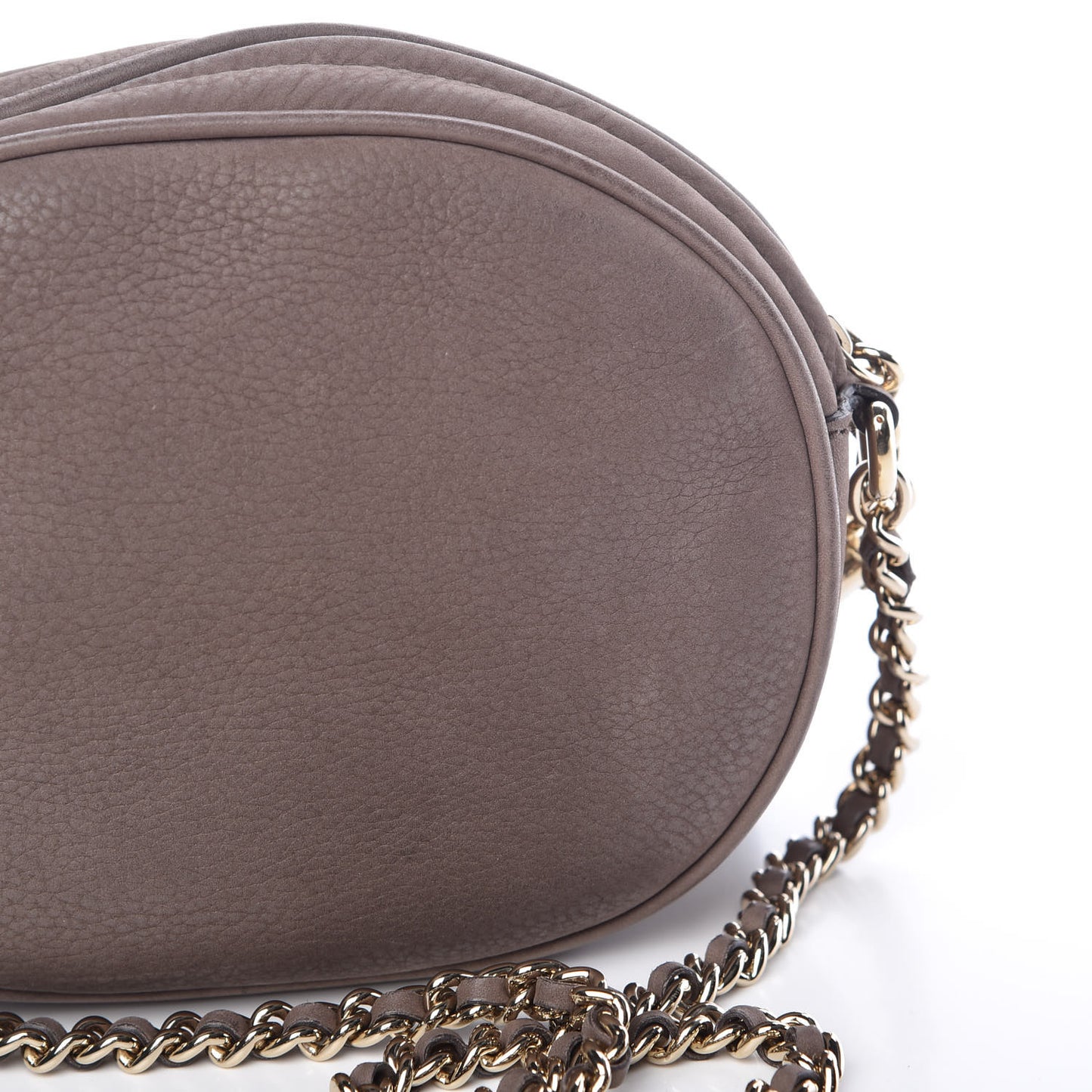 Vitello Range Mini Soho Chain Bag Grey Field