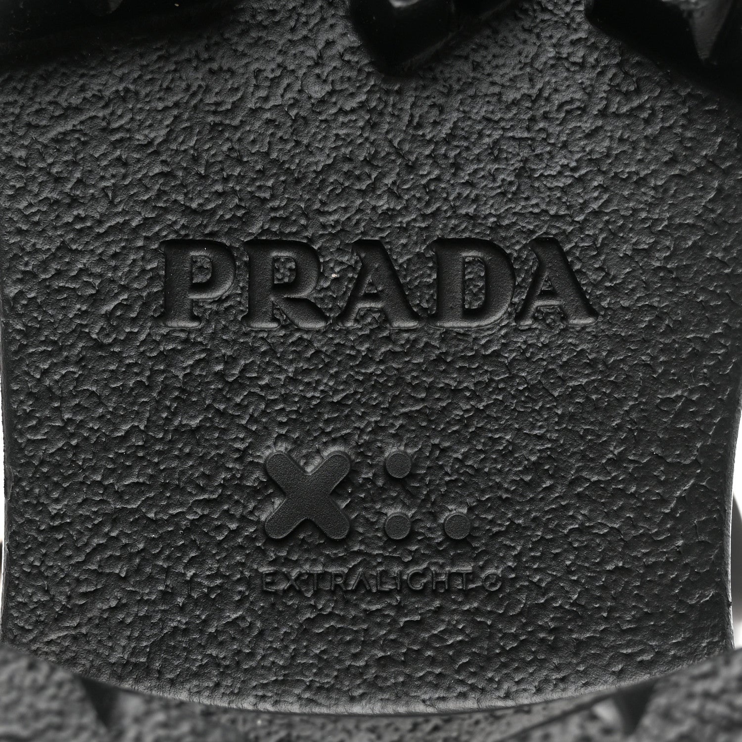 Prada Foam Rubber Triangle Logo Monolith 55mm Cage Sandals 38 Black 7 of 13