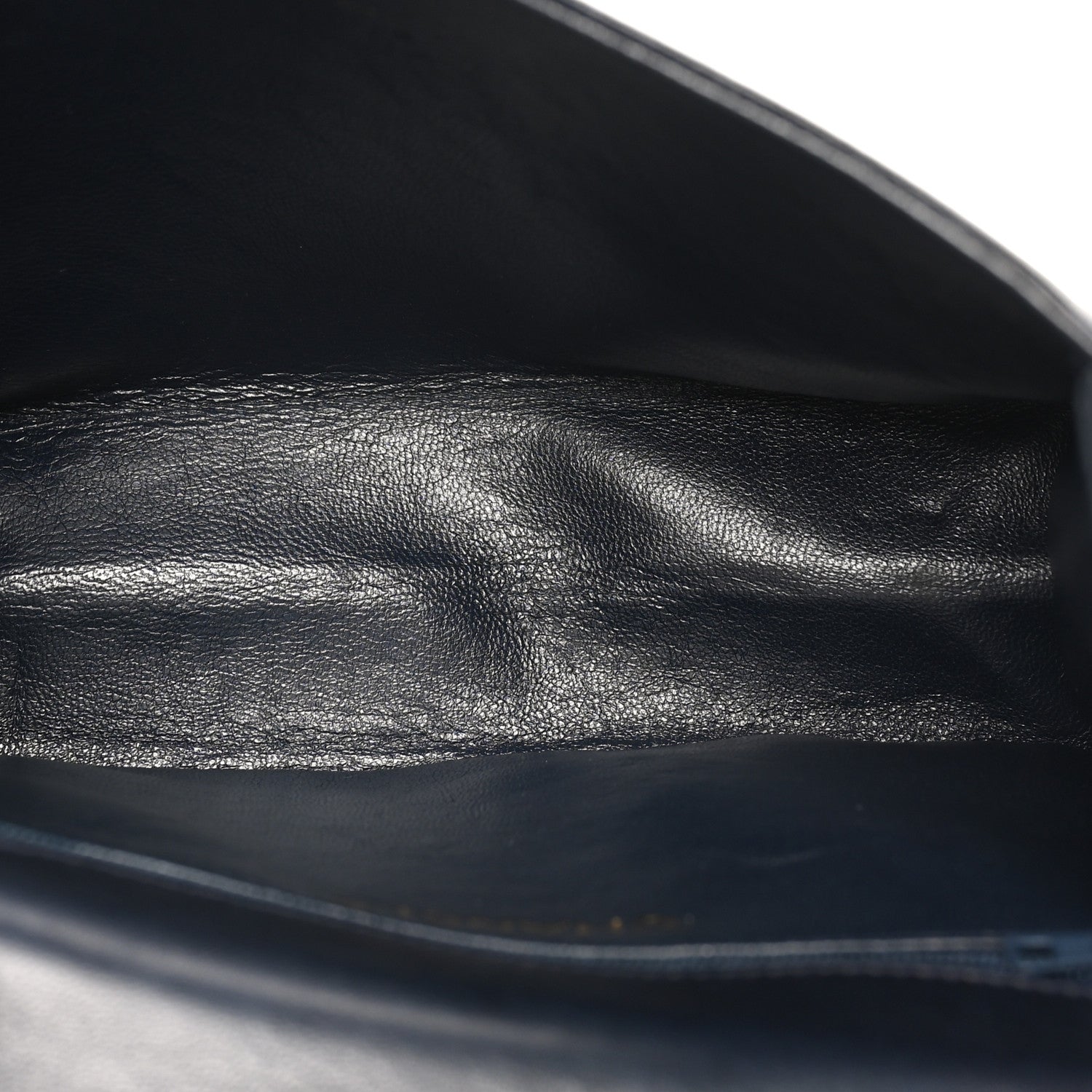 Chanel Lambskin Quilted Timeless CC Small Single Flap Navy Blue 5 of 10