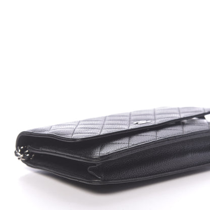 Chanel Caviar Quilted Wallet On Chain WOC Black 9 of 12