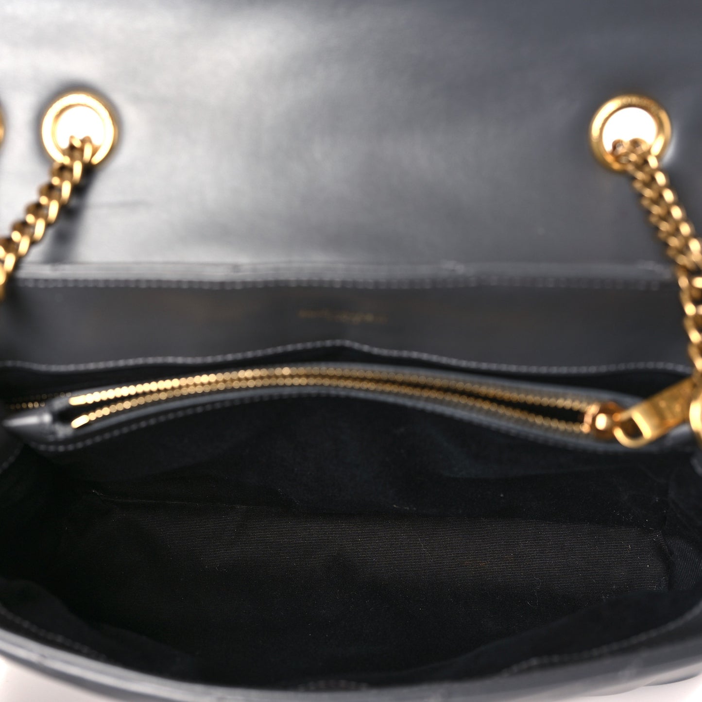 Calfskin Y Quilted Monogram Medium Loulou Chain Satchel Earth