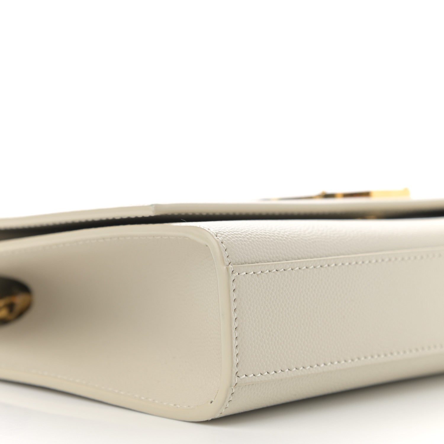 Saint Laurent Grain De Poudre Medium Classic Monogram Kate Satchel Crema Soft 10 of 12