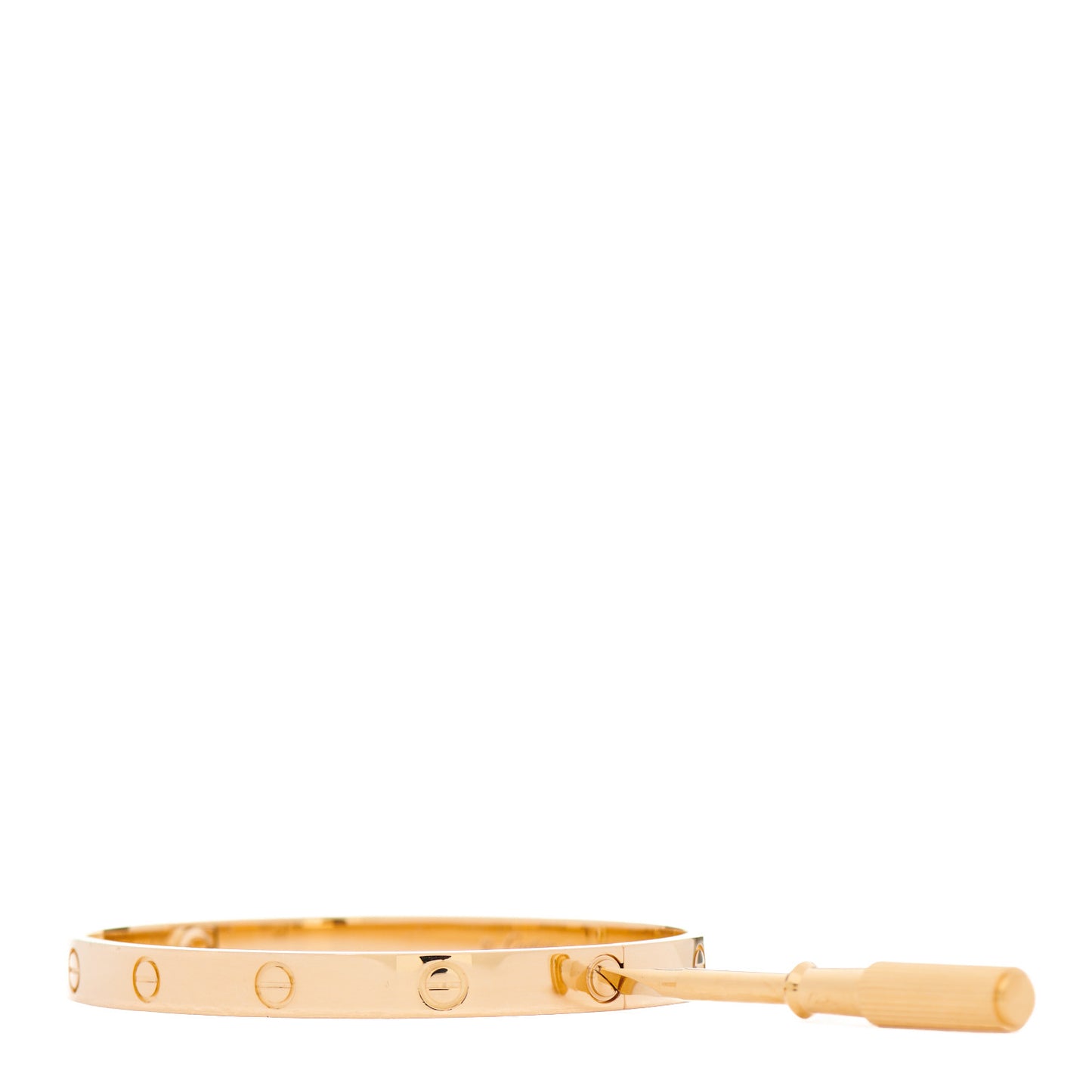 18K Yellow Gold LOVE Bracelet 19