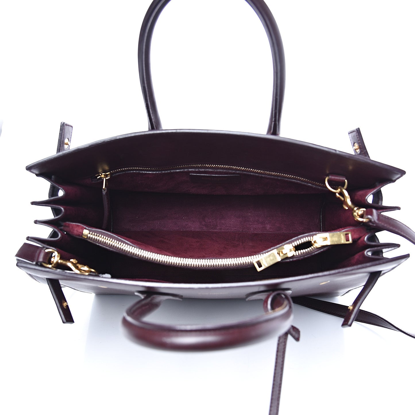 Calfskin Small Sac De Jour Bordeaux